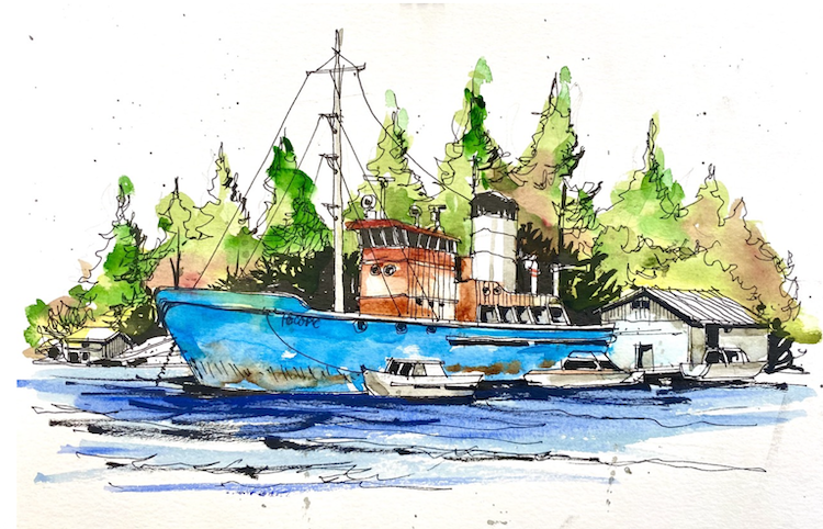 Ink and Watercolour Workshop